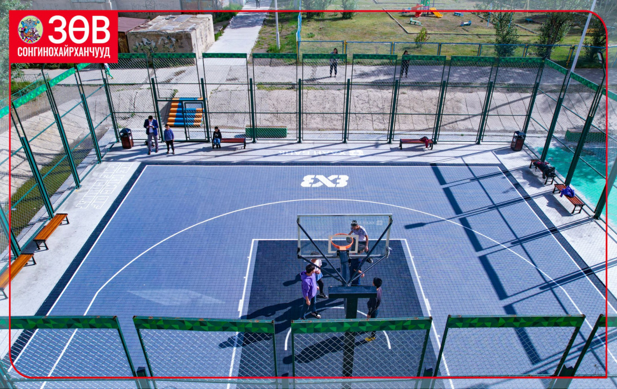 ​  СОНГИНОХАЙРХАН ДҮҮРГИЙН 12 ДУГААР ХОРОО “3X3” САГСАН БӨМБӨГИЙН ТАЛБАЙТАЙ БОЛЛОО