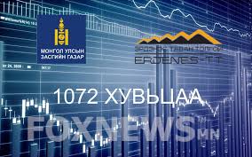 1,072 хувьцаанд 26,800 төгрөгийн ногдол ашиг олгохоор шийджээ