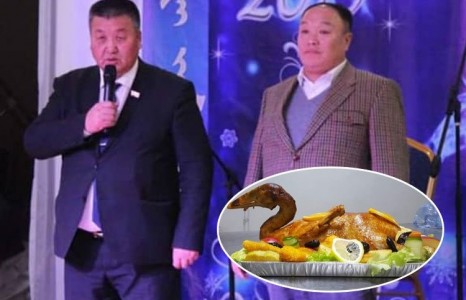 Говь-Алтай аймгийн дарга нар хөрөнгөөр өрсөлдөж , 3 сая төгрөгөөр шарсан нугас зоогложээ