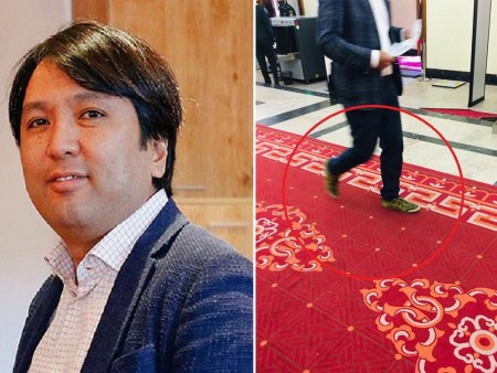 News paparazzi: Т.Доржханд УИХ-ын гишүүний үнэмлэхээ авахаар ирэхдээ пүүзтэй ирээд хөөгджээ