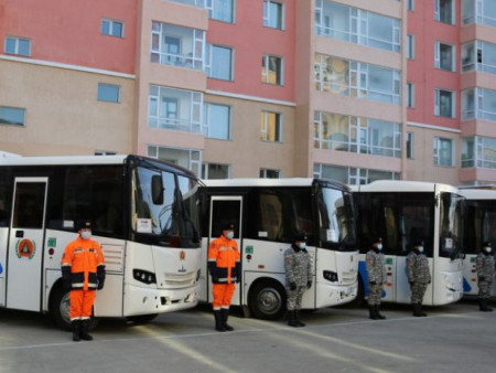 САЙХАН МЭДЭЭ : Онцгой байдлын байгууллагад шуурхай албаны таван автобусыг хүлээлгэн өглөө