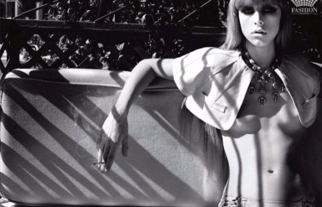 Загвар өмсөгч Edie Campbell