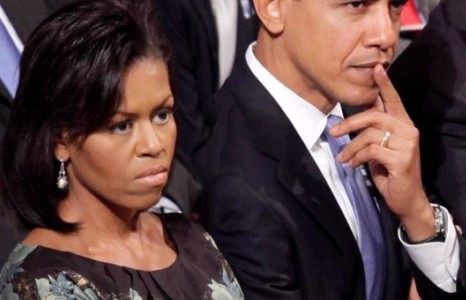 Барак Обама эхнэртээ хаягдах нь