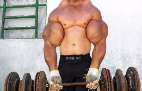 Солиотой бодибилдер