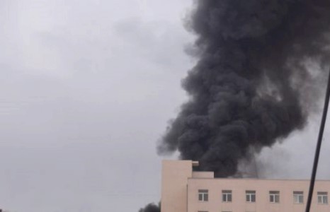 UBS Телевизийн баруун талд гал гарлаа