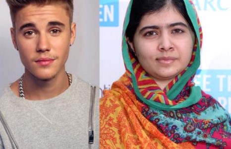 Канадын алдарт дуучин Жастин Бибер, Малала охинтой холбоо тогтоохыг хүсчээ