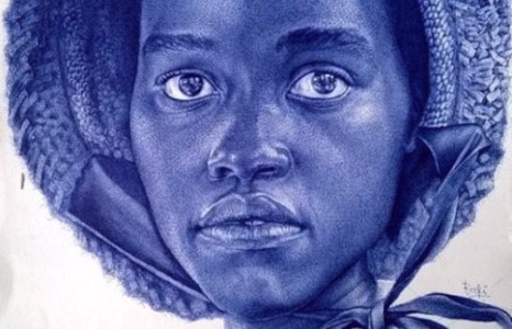 Үзгэн балаар зурсан хөрөг