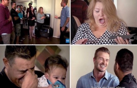 Дэвид Бекхэм нэгэн гэр бүлд 100 мянган ам.доллар бэлэглэлээ