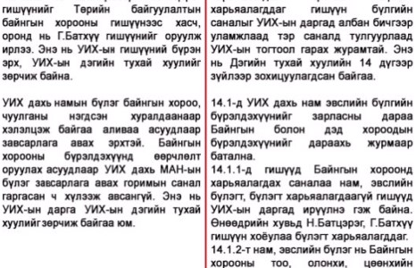 УИХ хууль зөрчсөн үү?