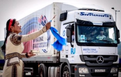 Гурван улсыг дамнасан тээврийн цуваа нийслэлд ирлээ