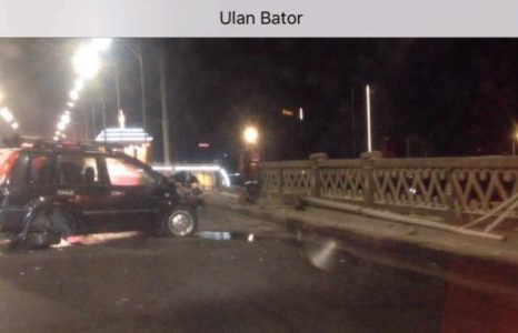 Энхтайваны гүүрний нэг эгнээг хааж, ослын газарт засварын ажил эхлүүлнэ