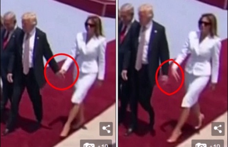 Тэргүүн хатагтай, Трамптай хөтлөлцөхөөс татгалзав