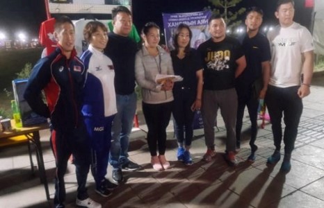 М.Анхцэцэгийн дүү М. Номин-Эрдэнэд туслах аянд Монголын Жудочид нэгдэж байна