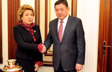 ОХУ-ЫН ХОЛБООНЫ ХУРЛЫН ДАРГА В.МАТВИЕНКО М.ЭНХБОЛДОД АМЖИЛТ ХҮССЭН ЗАХИДАЛ ИРҮҮЛЖЭЭ