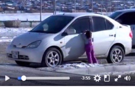 Шийтгэх нэрийдлээр зургаан настай охиноо хүйтэн өвөл гадаа зогсоожээ