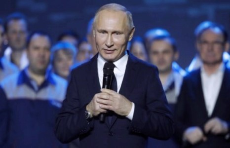 В.Путин 2018 оны ерөнхийлөгчийн сонгуульд оролцоно гэдгээ мэдэгдэв