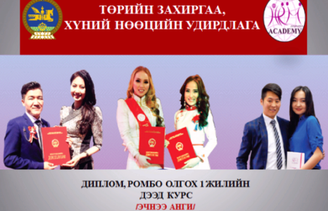 МОНГОЛЫН ХҮНИЙ НӨӨЦИЙН УДИРДЛАГЫН ШИНЭЧЛЭЛИЙН АКАДЕМИ 