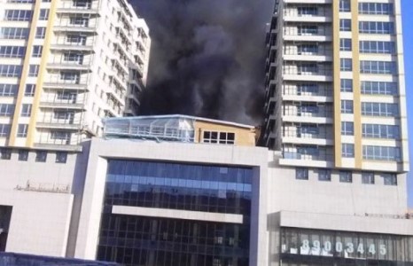 Баригдаж байгаа барилгад гал гарчээ