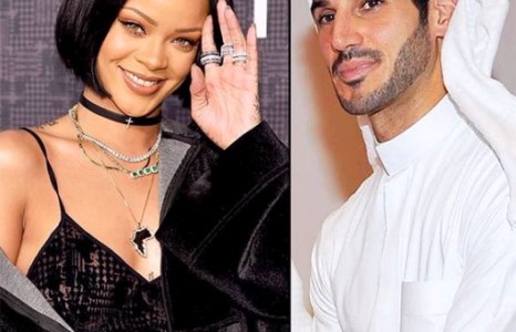 Рианна сүйн бөгжөө харуулав