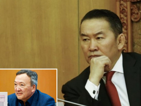 Ерөнхийлөгчид нэр дэвшихээ мэдэгдсэн Д.Энхбат, Ерөнхийлөгч Х.Баттулгын зөвлөхөөр ажилладаг