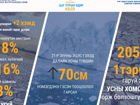 Дэлхийн дундаж хэм 2 хэмээр нэмэгдвэл хорхой шавжны 18 хувь, сээр нуруутан амьтдын найман хувь устаж үгүй болно