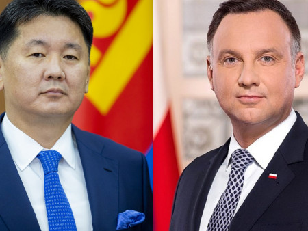 Ерөнхийлөгч У.Хүрэлсүх Бүгд Найрамдах Польш Улсын Ерөнхийлөгч Анджей Дудатай утсаар ярилаа