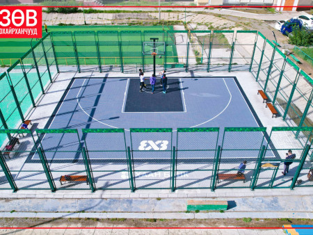 ​  СОНГИНОХАЙРХАН ДҮҮРГИЙН 12 ДУГААР ХОРОО “3X3” САГСАН БӨМБӨГИЙН ТАЛБАЙТАЙ БОЛЛОО