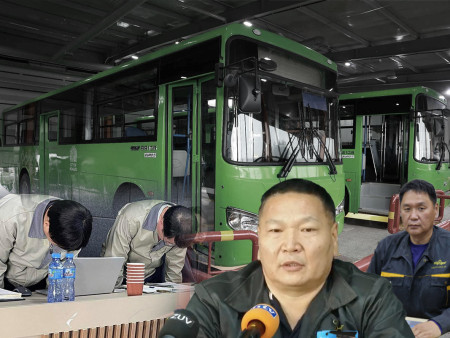 Ногоон автобусаа мэрье