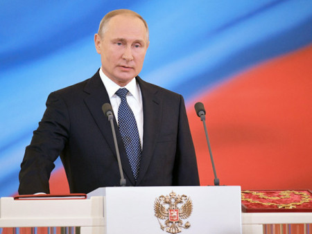 Владимир Путин ОХУ-ын Ерөнхийлөгчөөр 87.8 хувиар дахин сонгогдлоо