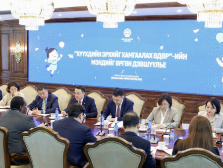 УИХ-ын дарга Д.Амарбаясгалан Монгол Улсад хүүхдийн эрхийг хамгаалах чиглэлээр үйл ажиллагаа явуулж буй байгууллагуудын төлөөллийг хүлээн авч уулзлаа