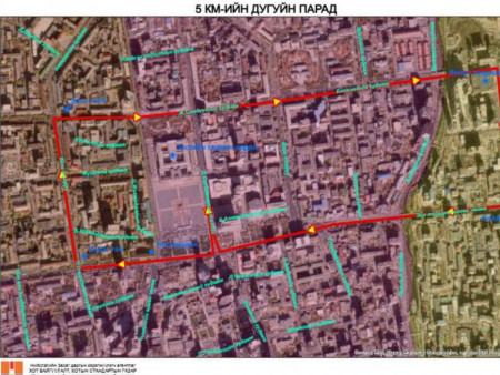 “Дугуйтай Улаанбаатар“ өдөрлөгийн хүрээнд 06.00-13.00 цагийн хооронд дараах замуудыг хэсэгчлэн хаана