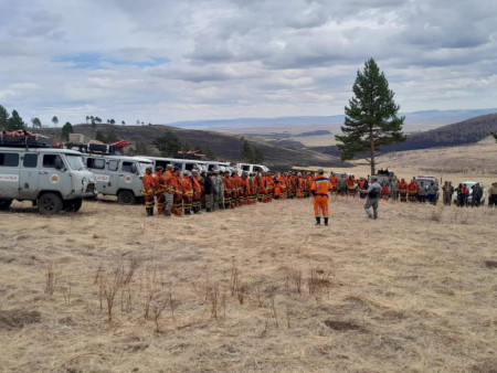 Норовлин суманд гарсан ойн түймрийг өнөөдөр 08:00 цагт бүрэн унтраажээ