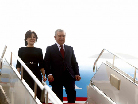 Бүгд Найрамдах Узбекистан Улсын Ерөнхийлөгч Шавкат Мирзиёев төрийн айлчлал хийхээр хүрэлцэн ирлээ