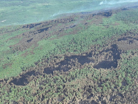 Ой, хээрийн 4 түймрийг унтрааж, 6 түймрийг цурамд орууллаа