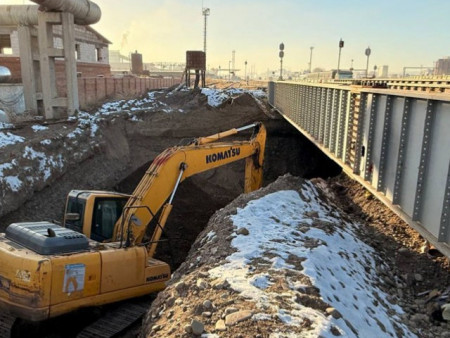 “Гермес” төвийн нүхэн гарцыг барихдаа их бие буюу туннелийг түлхэж оруулах технологиор гүйцэтгэж байна
