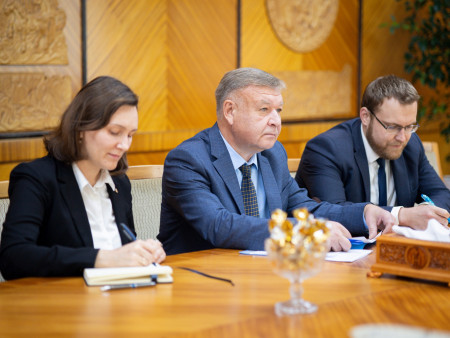 О.Цогтгэрэл Оросын Холбооны Улсаас Монгол Улсад суух Онц бөгөөд Бүрэн эрхт Элчин сайд Алексей Николаевич Евсиковийг хүлээн авч уулзлаа