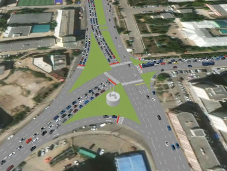 Офицеруудын ордны тойрог уулзварыг 4 замын уулзвараар дахин төлөвлөж байна