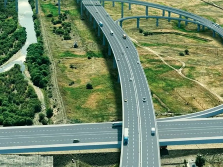 Туулын хурдны замын далангийн хөрс хуулалтыг хийж, түр зам тавьж байна