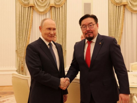 Монгол Улсын Ерөнхий сайд Г.Занданшатар ОХУ-ын Ерөнхийлөгч В.В.Путинд бараалхлаа
