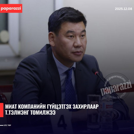 МИАТ компанийн Гүйцэтгэх захирлаар Т.Тэлмэнг томилжээ