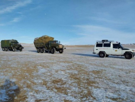 Аймаг, сумдад улсын нөөцөөс өвс, тэжээл олгох, цасанд боогдсон зам, давааг нээх хүнд машин механизм гаргахаар шийдвэрлэв