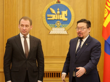 Ерөнхий сайд Г.Занданшатар ОХУ-ын Байгалийн нөөц, экологийн сайд А.А.Козловыг хүлээн авч уулзлаа