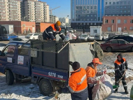 Сар шинийн баярыг угтсан бүх нийтийн их цэвэрлэгээгээр 2514.5 тонн хог хаягдлыг цэвэрлэлээ